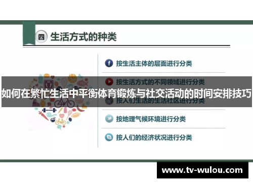 如何在繁忙生活中平衡体育锻炼与社交活动的时间安排技巧